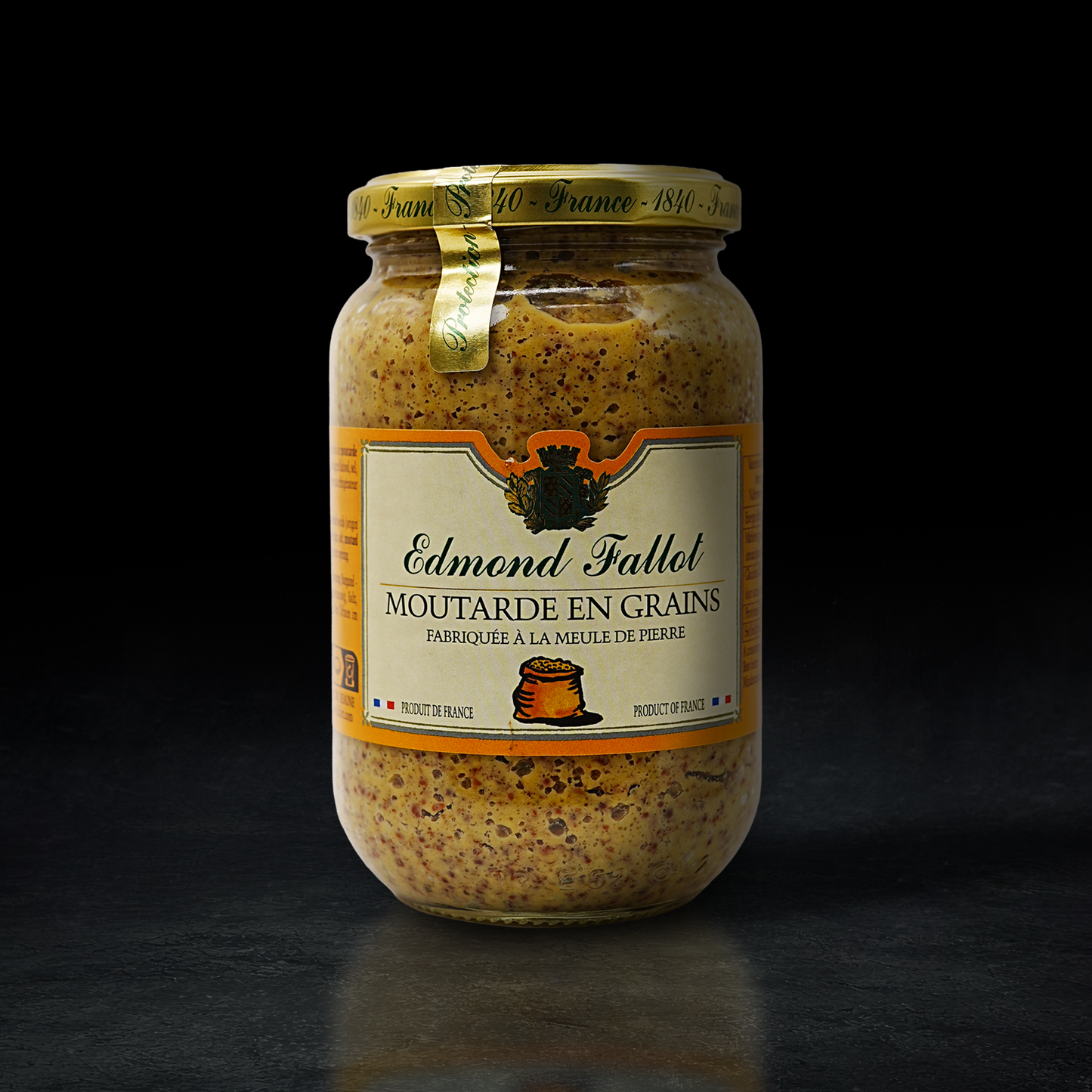 MOSTAZA EN GRANO 370GR EDMOND FALLOT