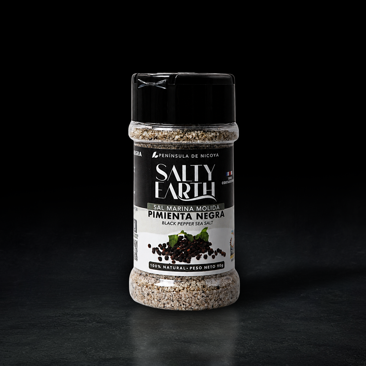 SALTY EARTH CON PIMIENTA NEGRA 90GR