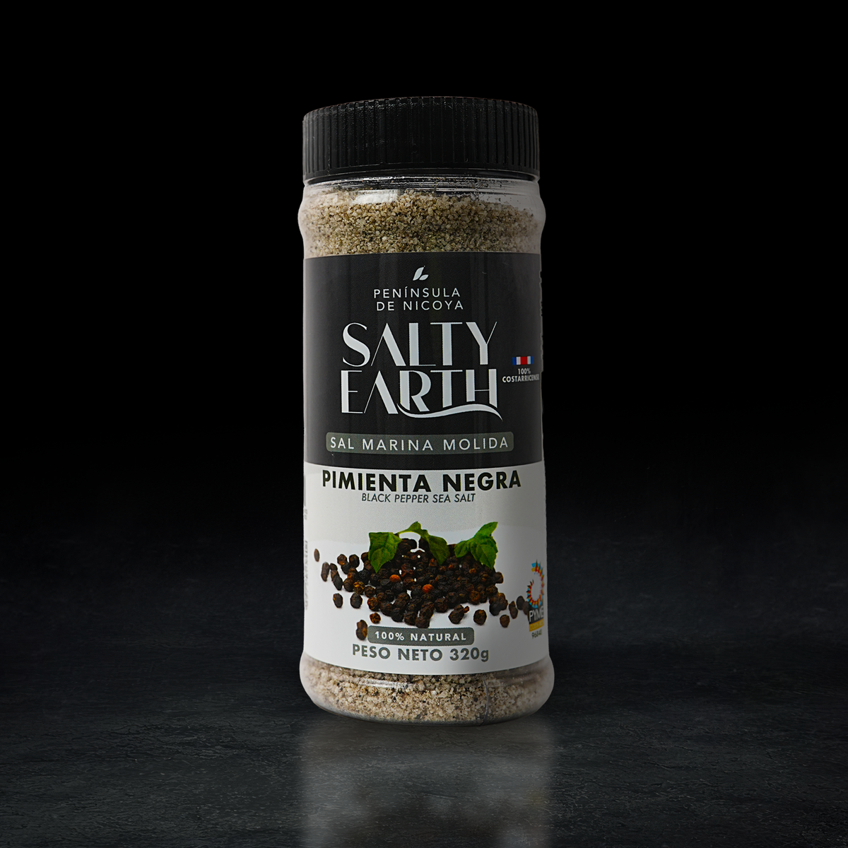 SALTY EARTH CON PIMIENTA NEGRA 320GR