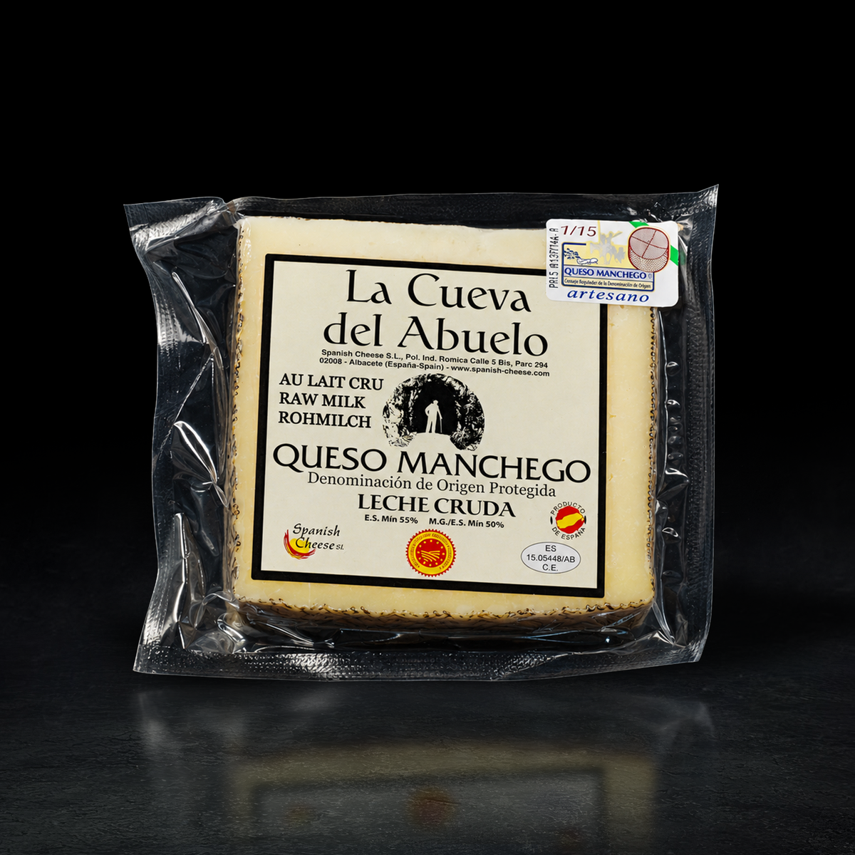 MANCHEGO GRAN RESERVA CUÑAS PANISH CHEESE 200G