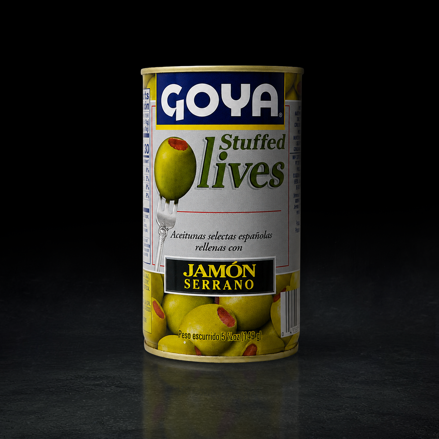 ACEITUNAS RELLENAS DE JAMON SERRANO 149G GOYA