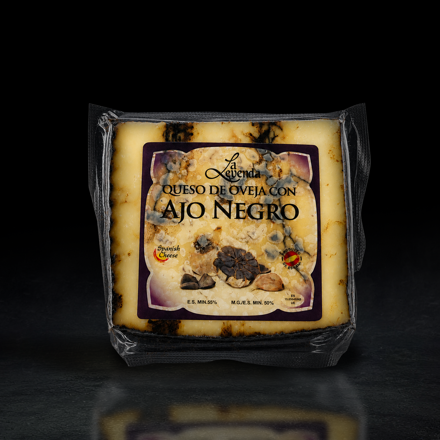 QUESO DE OVEJA CURADO AL AJO NEGRO CUÑA  150G