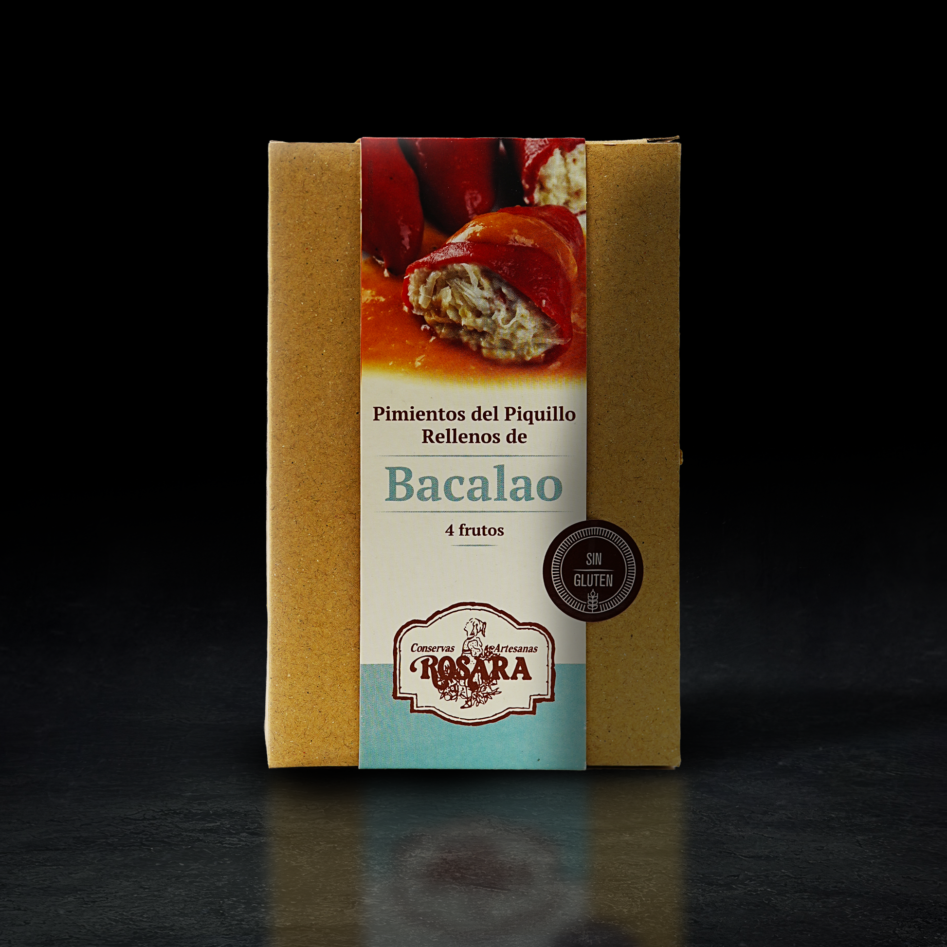 PIMIENTO PIQUILLO RELLENO BACALAO 250GR ROSARA