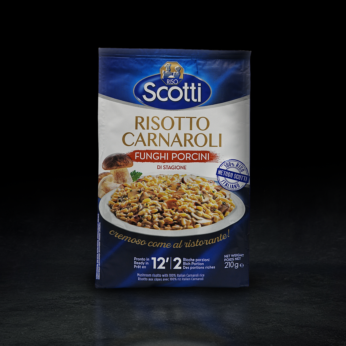 ARROZ CON HONGOS PORCINI 210GR SCOTTI GF RISOTTO