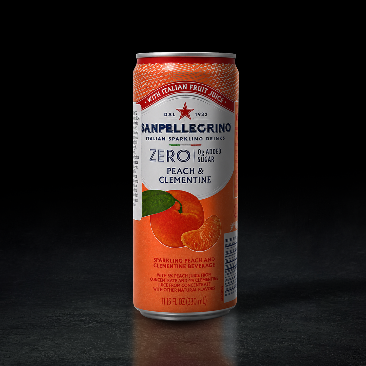 AGUA SPELLEGRINO ZERO PEACH &CLEMENTINE